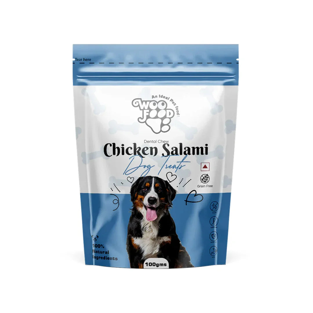 WooFood Chicken Salami Dog Treats -100gm